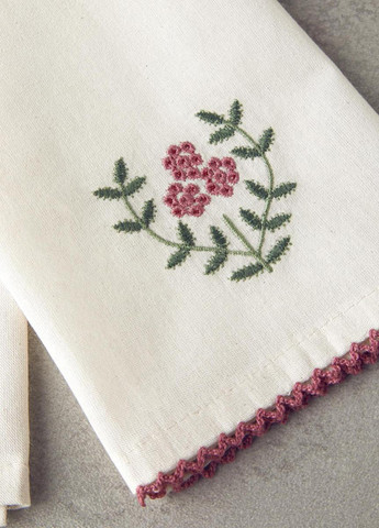 Полотенце, 30х50 см English Home однотонный кремовый