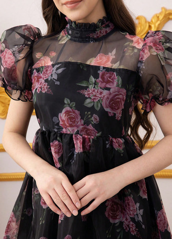 Чорна сукня SHEIN (367802765)