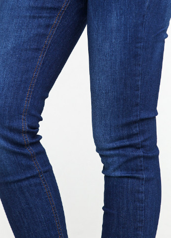 Джинси BIG & GRAYS завужені однотонні сині джинсові