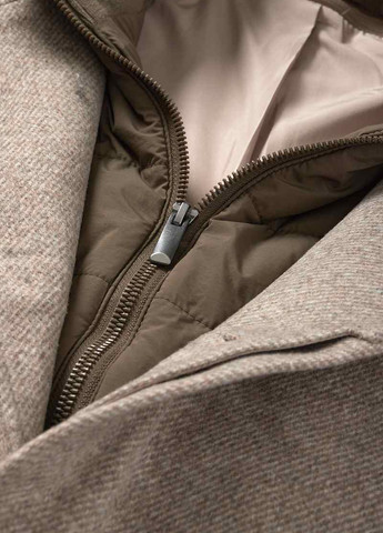 Бежевое демисезонное Пальто однобортное C&A