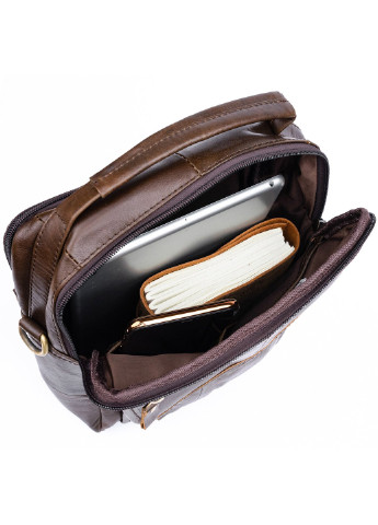 Чоловіча шкіряна сумка 24х25х6,5 см Vintage (229461241)