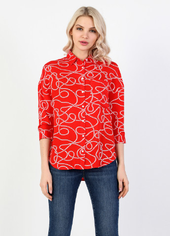 Красная демисезонная блуза Colin's