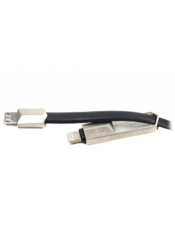Дата кабель USB 2.0 AM to Micro 5P 1.0m (CCPB-ML-USB-05BK) Cablexpert usb 2.0 am to lightning + micro 5p 1.0m (239382756)