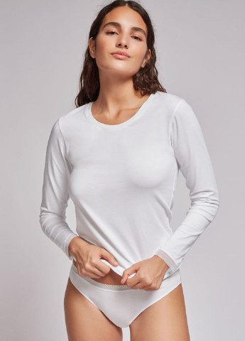 Біла всесезон футболка жіноча l білий 123p1 Gisela