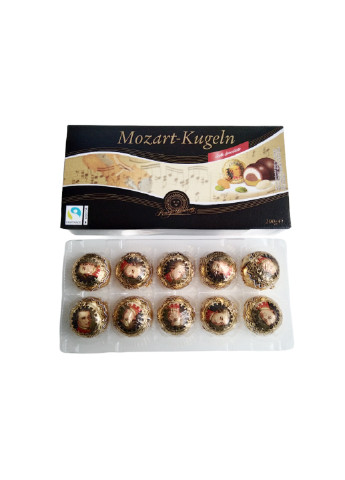 Конфеты черный шоколад Mozart Kugeln 200 гр марципан Shokopack (251411258)