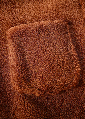 Коричнева зимня куртка SHEIN