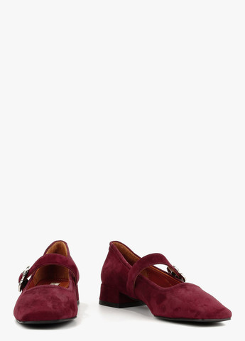 Le'BERDES Туфли мери джейн бордовый з натуральная замша, украина — демисезон (328003909)