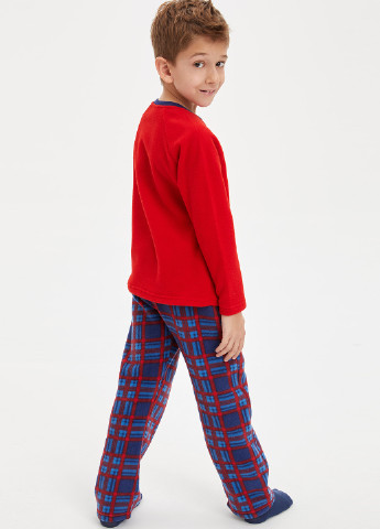 Красная всесезон пижама(реглан, брюки) DeFacto