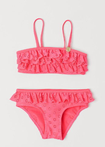 Розовый летний купальник H&M