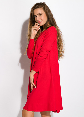 Малинова кежуал сукня а-силует Time of Style