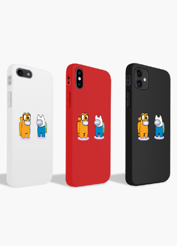 Чохол силіконовий Apple Iphone 7 plus Амонг Ас Час пригод (Among Us Adventure Time) (17364-2414) MobiPrint (219565838)