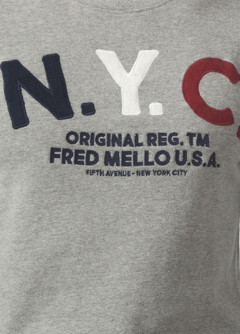 Сірий демісезонний джемпер Fred Mello