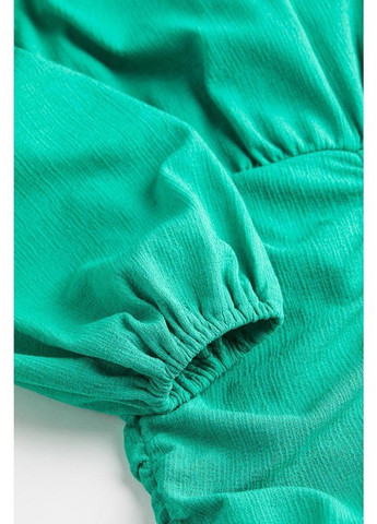 Светло-зеленое вечернее, кэжуал платье футляр H&M однотонное