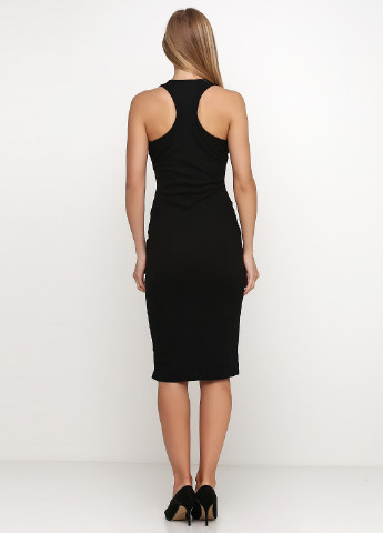 Черное кэжуал платье платье-майка Miami