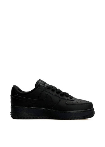 Чорні всесезонні кросівки Nike Air Force 1 All Black Matte