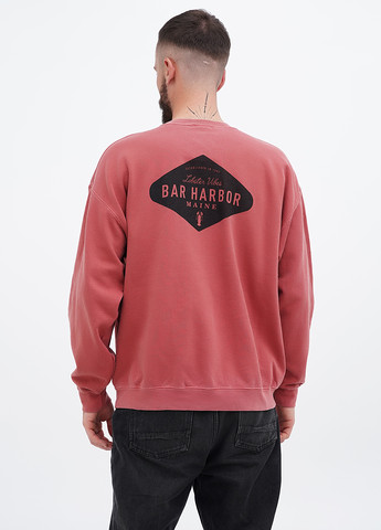 Темно-рожевий світшот Yesterdays напис без декору (307174816)