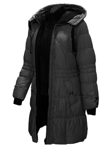 Черный зимний Пуховик Mirage