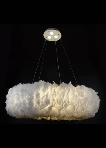 Люстра стельова підвісна на 8 лампочок AS143 / 800-wh Білий 50х80х80 см. Handmade (234537772)