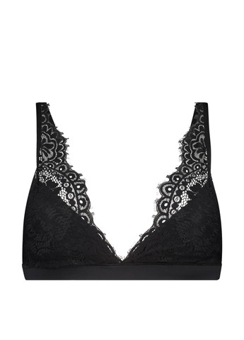 Чорний бралетт бюстгальтер Hunkemoller без кісточок поліамід