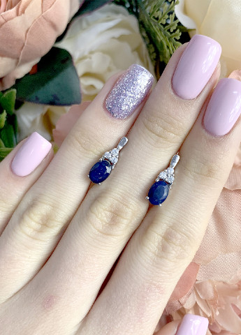 Серьги Silver Flame (191722937)