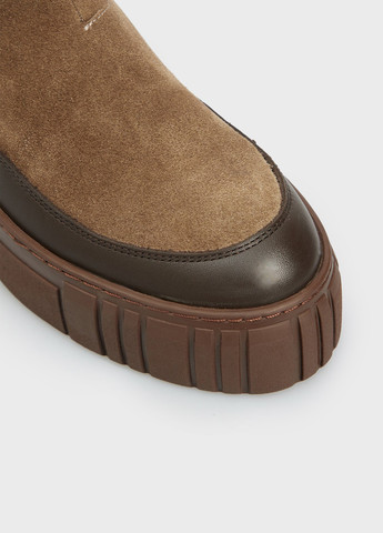 Зимние ботинки Gant с логотипом из натуральной замши