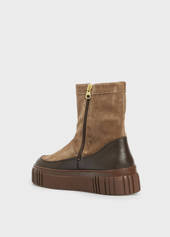 Зимние ботинки Gant с логотипом из натуральной замши