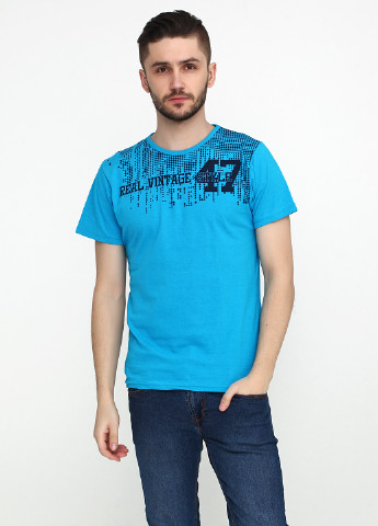 Темно-блакитна футболка Benger