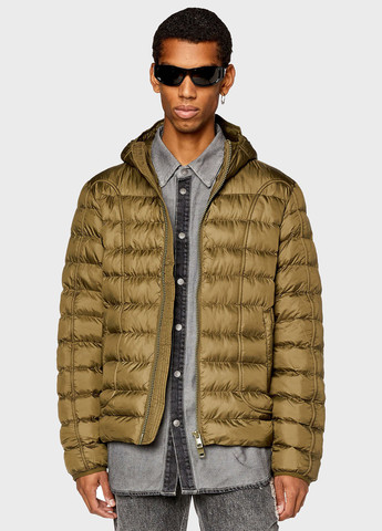 Оливкова (хакі) зимня куртка Diesel