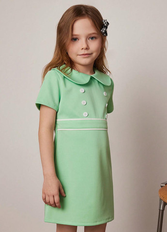 Светло-зелёное платье SHEIN (346395884)