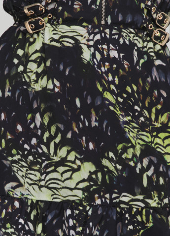 Оливковое (хаки) кэжуал платье а-силуэт Guess by Marciano с абстрактным узором
