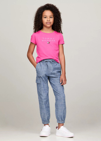 Розовая летняя футболка Tommy Hilfiger