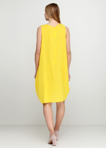 Жовтий кежуал сукня Moda in Italy однотонна