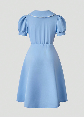 Блакитна сукня SHEIN (367436184)