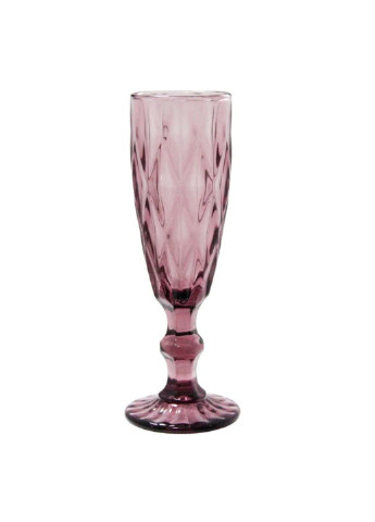 Бокал для шампанского 150 мл Изумруд розовый 34215-5-3 Olens (253583328)