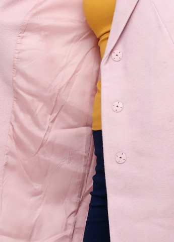 Светло-розовое демисезонное Пальто однобортное Vero Moda