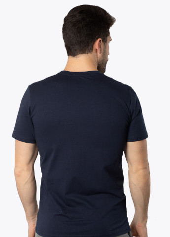 Темно-синяя футболка мужская Avecs