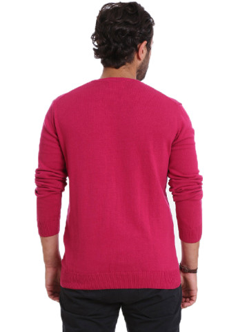 Фуксиновый демисезонный пуловер пуловер Яavin