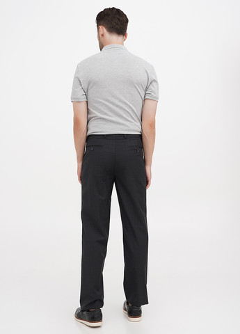 Темно-серые кэжуал демисезонные классические брюки Gianni Verdelli