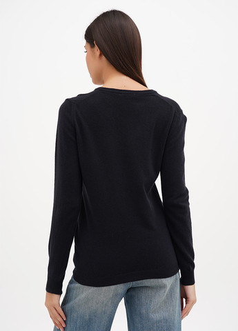 Темно-синий демисезонный пуловер пуловер Sassofono