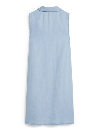 Голубое джинсовое платье а-силуэт C&A однотонное