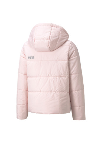 Рожева демісезонна дитяча куртка essentials padded hd youth jacket Puma