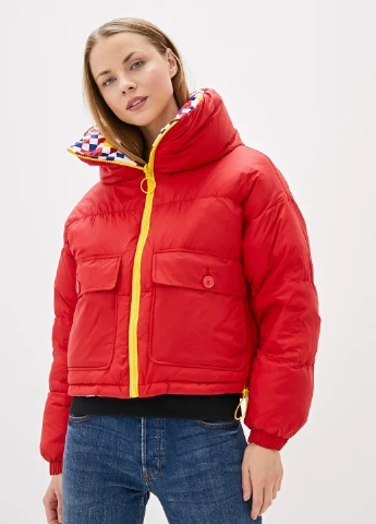 Комбинированная зимняя куртка United Colors of Benetton