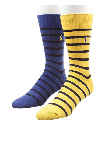 Комбіновані шкарпетки (2 пари) Ralph Lauren смужки (333008532)