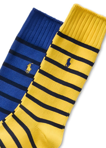 Комбіновані шкарпетки (2 пари) Ralph Lauren смужки (333008532)