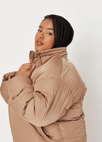 Бежева зимня куртка Missguided