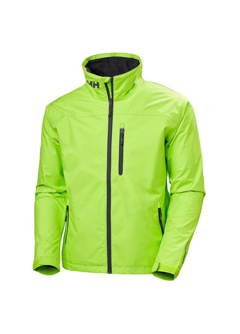 Кислотно-зеленая демисезонная куртка 30263-402 Helly Hansen Crew Jacket Ecru