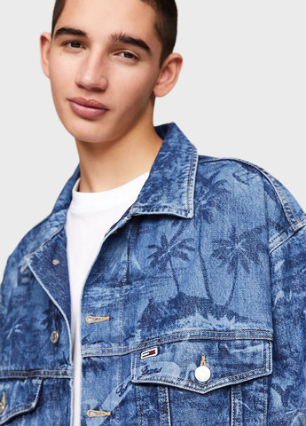Синя демісезонна куртка Tommy Jeans