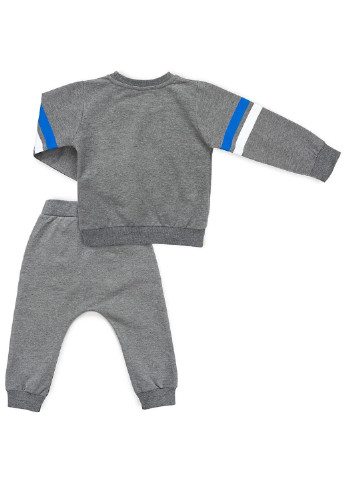 Сірий демісезонний набір дитячого одягу "new york" (11495-86b-gray) Breeze