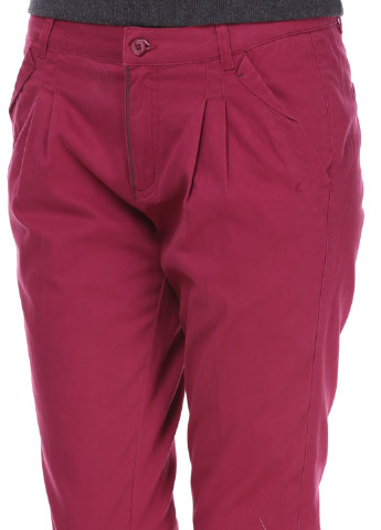 Фиолетовые кэжуал демисезонные зауженные брюки Erke
