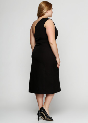 Чорна коктейльна сукня Top Shop однотонна
